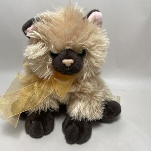 Ty Classic Plush 12" Long Haired Burmese 2005  Kitty Cat